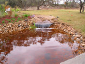 Natural Stone Backyard Water Feature