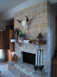 Fireplace Damper Chimney Brooks Stone Ranch New Braunfels San Antonio