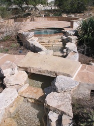 Backyard Water Garden Stream